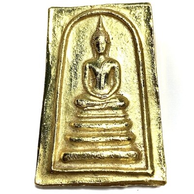 Pra Somdej Hlang Yant Putto Nuea Pong Pid Tong Gammagarn 2505 BE Luang Por Khom Wat Pai Rong Wua