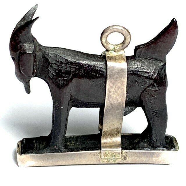 Pae Maha Lap Khao Kwai Gae Grachao Ngern Luang Por Am Wat Nong Grabork 2470 BE Carved Horn Lucky Goat Free EMS
