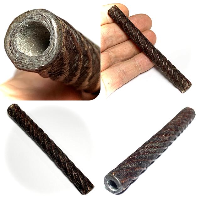Takrut Tone Nuea Takua Mad Chueak Long Rak 2460 BE 4 Inches Luang Por Parn Wat Bang Hia Free Express Shipping