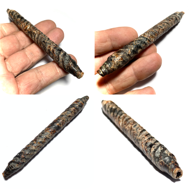 Takrut Tong Daeng Maha Solos Mongkol Thak Chueak Long Rak 2430 BE 5 Inches Luang Phu Iam Wat Sapan Sung Free Express Shipping