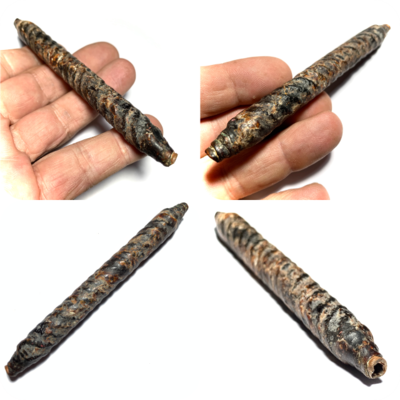Takrut Tong Daeng Maha Solos Mongkol Thak Chueak Long Rak 2430 BE 5 Inches Luang Phu Iam Wat Sapan Sung Free Express Shipping