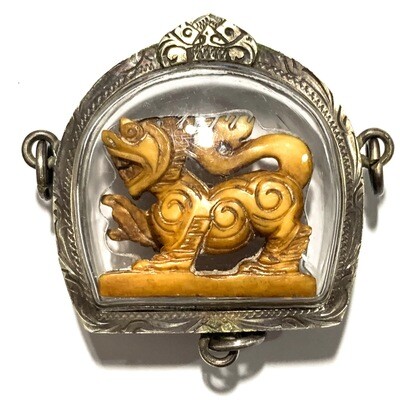 Amulets in Solid Silver Frame