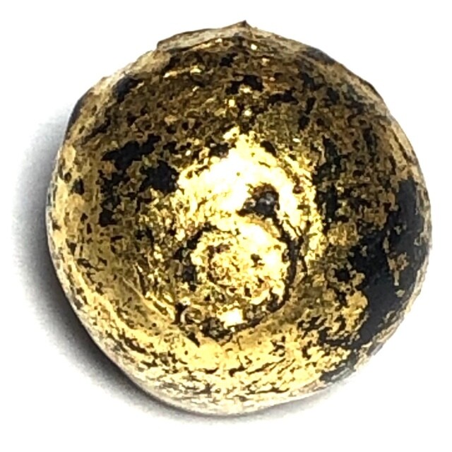Look Om Jet Paya Chang Sarn Nuea Dam Pid Tong Sacred Wishing Ball Circa 2480 BE Luang Por Ding Wat Bang Wua