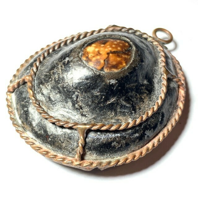 Bia Gae Hum Dtakua Long Rak Thak Luad Hand Spell Inscription Luang Phu Bun Wat Klang Bang Gaew Free Express Shipping