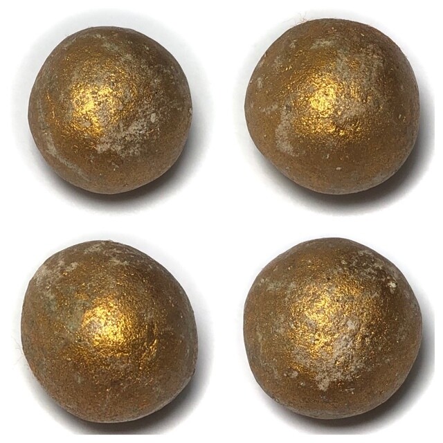 Look Om Pong Prai Kumarn Ta Bronze Wanich Luang Phu Tim Wat Laharn Rai 2517 BE 1.8 Cm