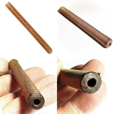 Takrut Tone Maha Ud Kong Grapan 5 Inch 2K Yantra Scroll Zig-Zag Cord Wrap Luang Por Tob Wat Chon Daen