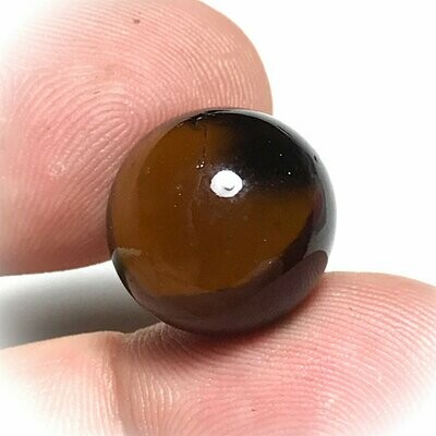 Look Gaew Sarapat Neuk Crystal of Wish Fulfilment (Brown) Luang Por Ruesi Ling Dam Wat Ta Sung