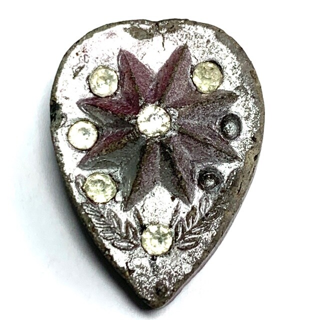 Daw Nai Pan Nai Pon Pim Lek Lucky Star 5 & 8 Pointed Pentacle Amulet Early-Mid Era Luang Por Pina