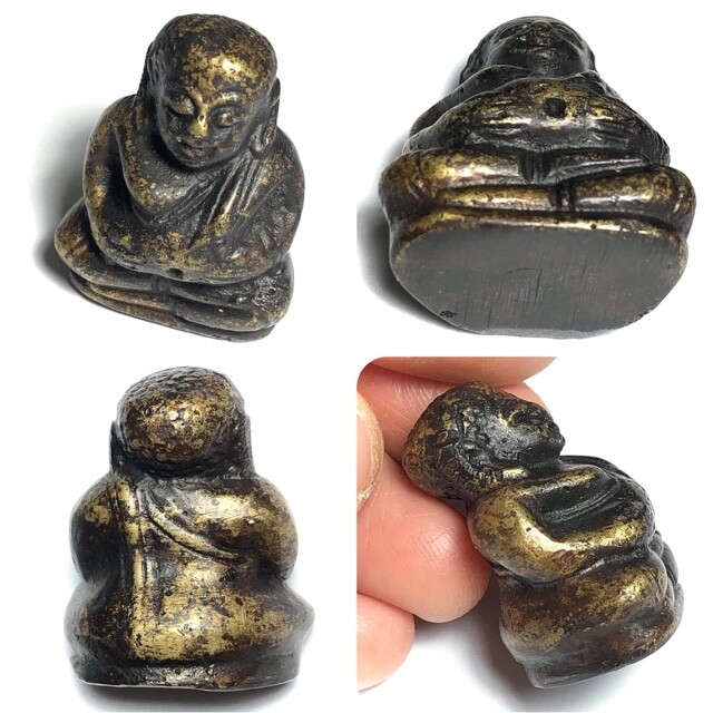 Roop Lor Pra Sangkajjai Pim Yai Ud Kring Nuea Samrit 2506 BE Wat Prasat Bunyawas 2 Blessings 234 Guru Monks