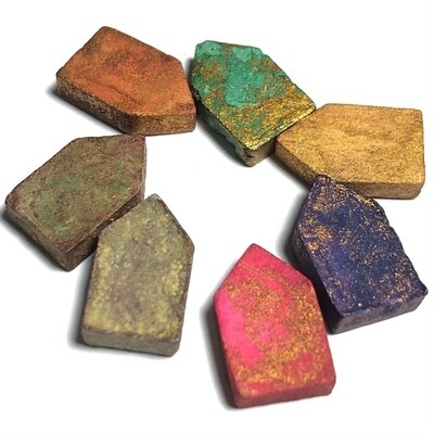 7 Amulet Set Khun Phaen Prai Kumarn Jiw 7 Different Muan Sarn Sacred Powders 2514 Luang Phu Gaew & LP Tim Wat Laharn Rai Free Express Shipping
