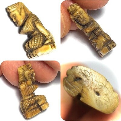 Pra Mae Nang Kwak Nuea Nga Gae Sacred Carved Ivory Merchants Daughter Deity Luang Por Derm Wat Nong Po
