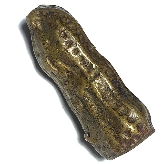 Takrut Tua Lisong Nuea Samrit Ud Look Namo 2508 BE 3.5 Cm Peanut Amulet of Prosperity Luang Por Boey Wat Manaw