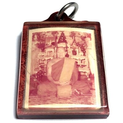 Roop Tai Nang Dto Moo Blessed Guru Monk Image 2518 BE 76th Anniversary Edition Pra Ajarn Fan Ajaro Wat Pha Udom Somporn