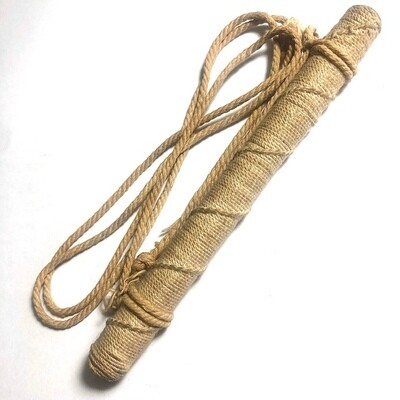 Takrut Takua Tone Klaew Klaad Kong Grapan Chadtri 5 Inches on Cord Belt Luang Phu Doon Wat Buraparam
