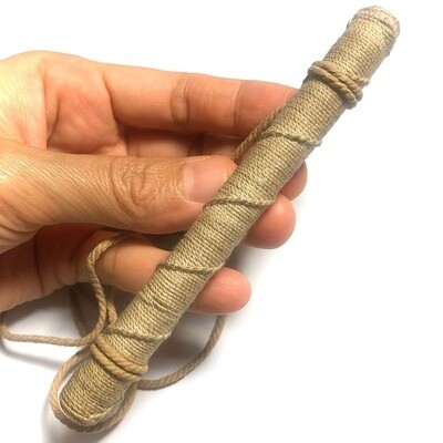 Takrut Takua Tone Klaew Klaad Kong Grapan Chadtri 5 Inches on Waist Cord Luang Phu Doon Wat Buraparam