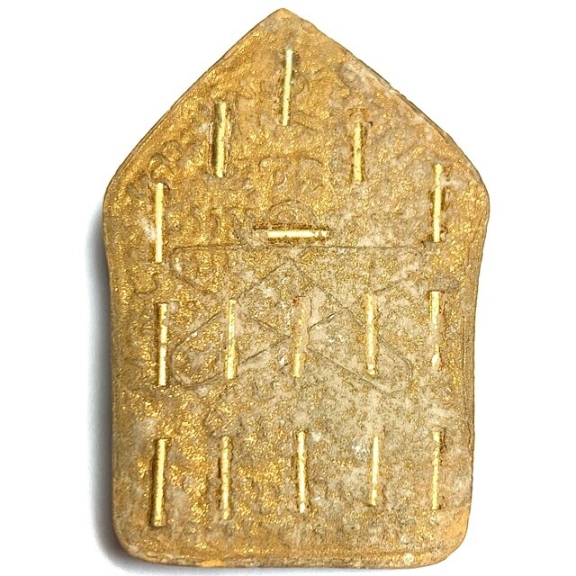 Khun Phaen Prai Kumarn Pim Song Pol Yai 21 Solid Gold Takrut Long Sai Rae Tong Kam & Certificate Luang Phu Tim