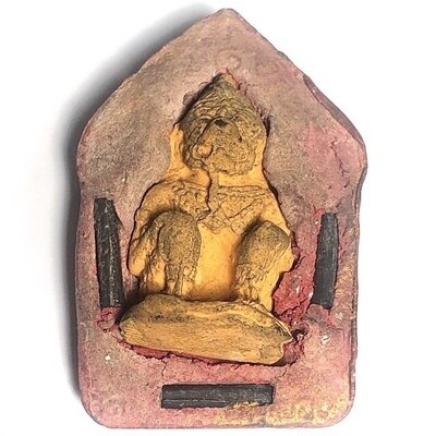 Khun Phaen Prai Kumarn Pim Yai 2515 BE Nuea Wan Sabu Luead Pasom Khaw Hniaw Sukh Hlang Hanuman & Certificate Luang Phu Tim