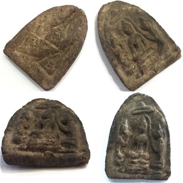 Pra Yord Khun Pol Pim Klang Hlang Yant Pu Dhavaradi 2510 BE - Buddha Amulet for Protection and Status - Por Tan Nam Wat Don Sala