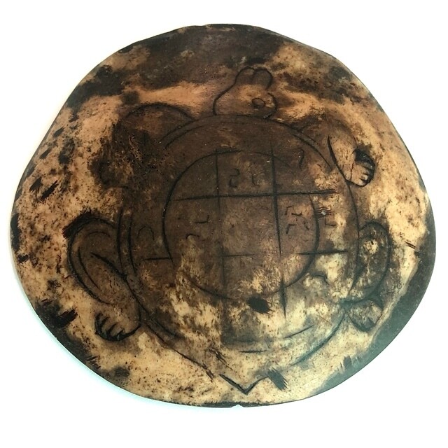 Ban Neng Wicha Lanna Long Rak Chart Carved Red Lacquered Skull Bone Necromantic Deva Spirit Amulet BE Kroo Ba Nanta