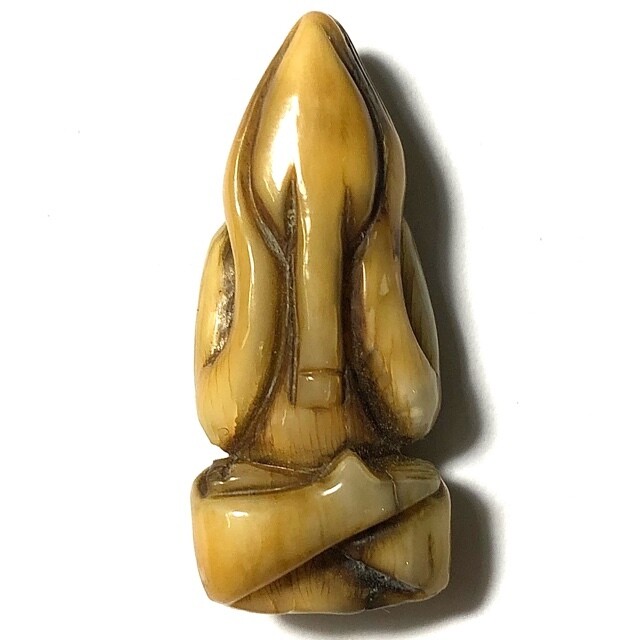 Pra Pikanes Pid Tawarn Khao Or Nga Gae Carved Ivory Ganesha Amulet  Pra Ajarn Parn, Iad, Jek &amp; Other Khao Or Masters