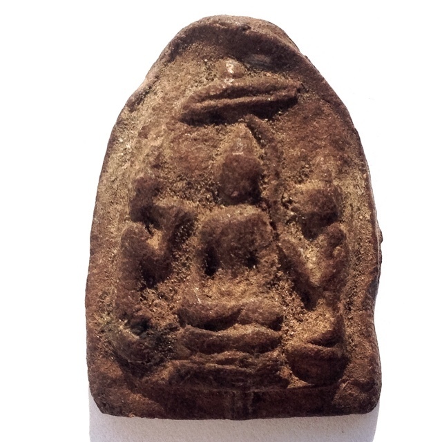Pra Yord Khun Pol Pim Klang Hlang Yant Pu Dhavaradi 2510 BE  - Buddha Amulet for Protection and Status - Por Tan Nam - Wat Don Sala