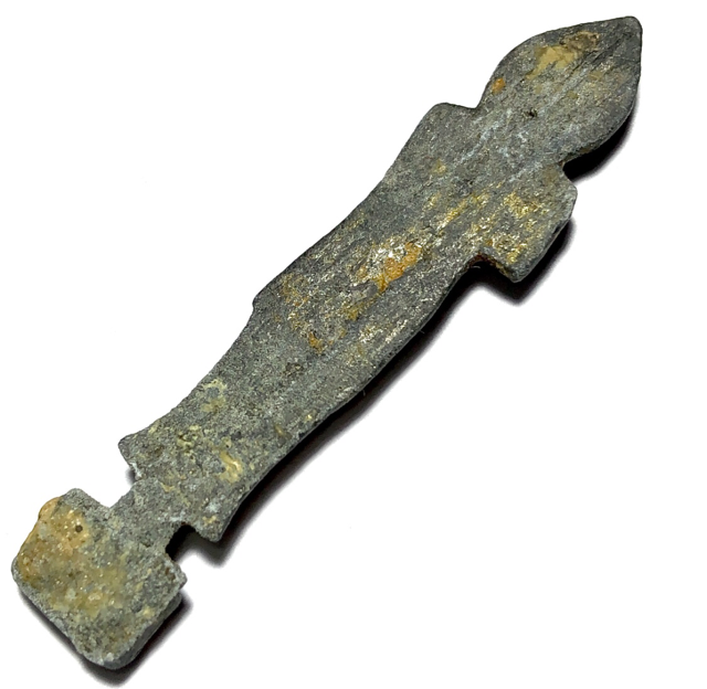 Pra Kru Wat Geng Jeen Nuea Chin Pim Pra Pratan Porn Sacred Leaden Ancient Hiding Place Amulet Late Ayuttaya Period