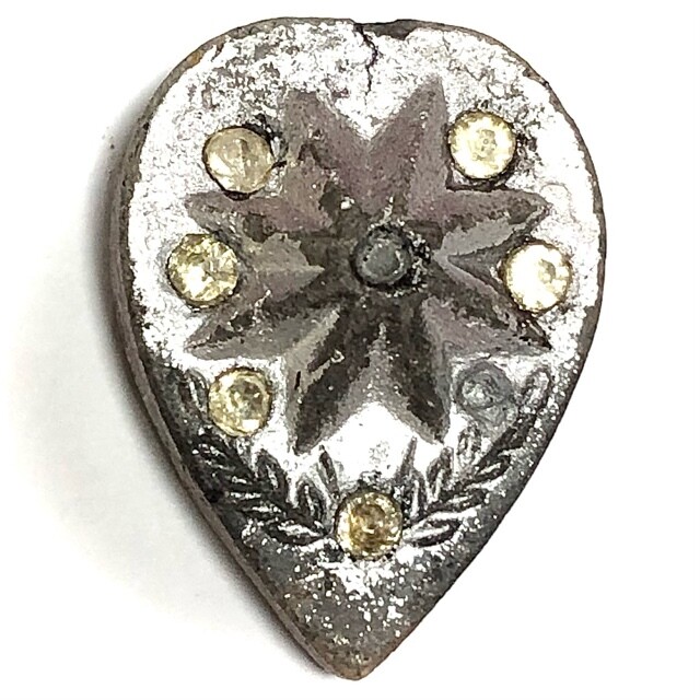 Daw Nai Pan Nai Pon Pim Lek Lucky Star 5 & 8 Pointed Pentacle Amulet Early-Mid Era Luang Por Pina