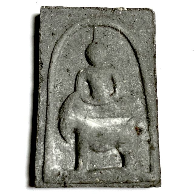 Pra Somdej Khee Pae Yai Hlang Yant Grabong Khwai 2517 BE Nuea Pong Wan Plai Dam Pasom Pong Prai Kumarn & Authenticity Certificate Luang Phu Tim Wat Laharn Rai