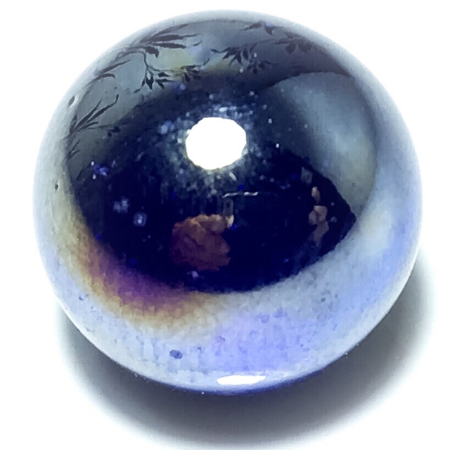 Look Gaew Sarapat Neuk Crystal Wishing Ball - Look Lek 1.5 Cm - Luang Por Opasi - Asrom Bang Mot 2490 BE