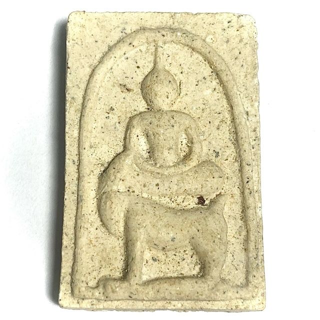 Pra Somdej Khee Pae Yai Hlang Yant Grabonh Khwai 2517 BE Nuea Pong Prai Kumarn & Authenticity Certificate Luang Phu Tim Wat Laharn Rai