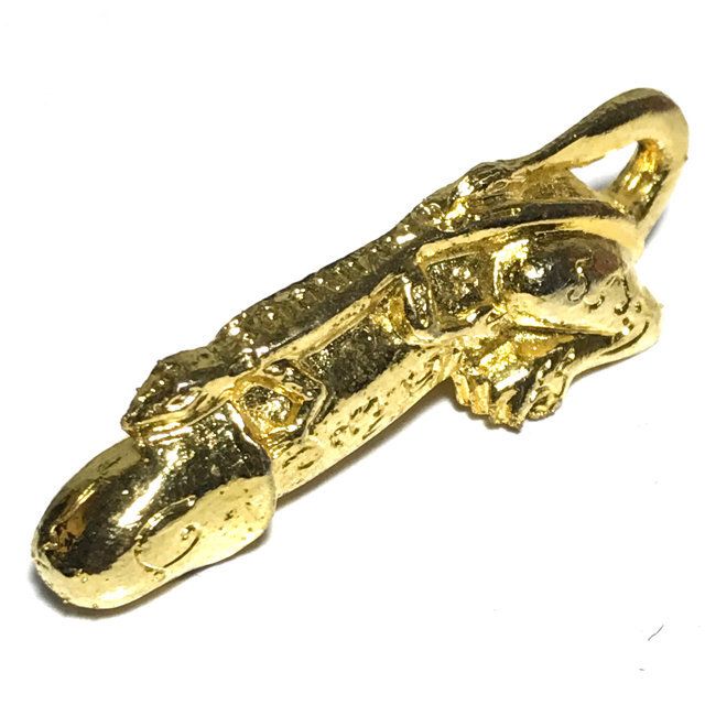 Palad Paetch Payatorn Jing Jok Sorng Hang Nuea Galai Tong Himapant Phallic With 2 Tailed Gecko - Luang Por Tong Bai Wat Ob Tom