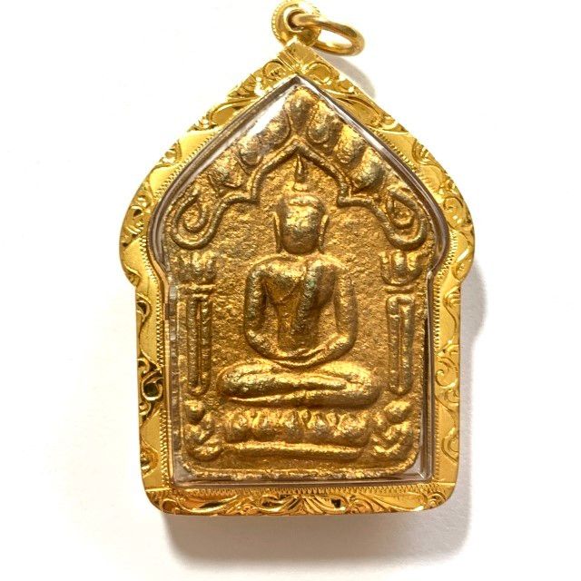 Khun Phaen Prai Kumarn Nuea Khaw Hniaw Sukh Ta Bronze Takrut Sariga Code Sala Code 3 Gold Casing & Certificate Luang Phu Tim Free EMS
