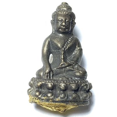 Pra Kring Chinabanchorn Nuea Boroma Putto Alchemical Metal Prai Kumarn Powder Filled Base with Authenticity Certificate Luang Phu Tim Wat Laharn Rai