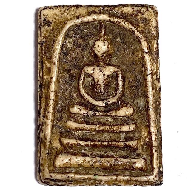 Somdej Long Rak Chart Pim Gaes Talu Sum Block Chang Luang Wijarn with Authenticity Certificate Somdej Dto Prohmrangsri Wat Rakang Kositaram