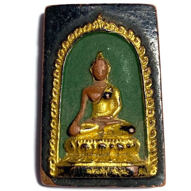 Pra Gaew Morakot Song Ruedu Fon 2512 BE Emerald Buddha in Summer Robes - Luang Phu Rerm Wat Juk Gacher Pra Gaew Morakot Song Ruedu Fon 2512 BE Emerald Buddha in Summer Robes - Luang Phu Rerm Wat Juk Gacher