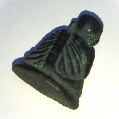 Roop Lor Luang Por Ngern Wat Bang Klan 2531 BE  (Pim Khee Ta) - 'Nuea Pra Bucha Gru Gao' - Made from Smelted Ancient Buddhas found at the temple of Wat Luang