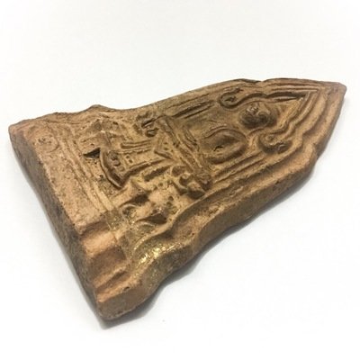 Pra Kru Kone Samor Pim Nang Samati - Over 200 Year Old Ayuttaya Period Clay Buddha Amulet from 2430 BE Royal Palace Hiding Place Find