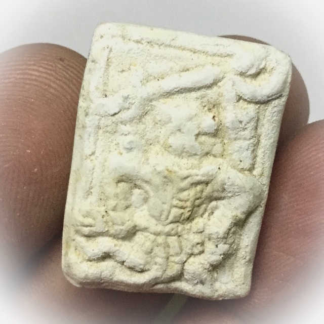 Hanuman See Gorn Hlang Roop Tai Monkey God with Guru Monk Photo on Rear Face - Nuea Pong Pratat Pasom Poon - Luang Phu Doo Wat Sakae