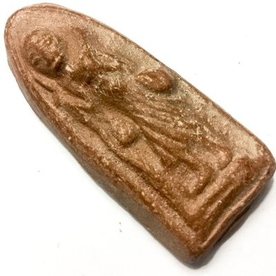 Pra Sivali - Walking Buddha Amulet - Nuea Din Pim Klang (Niyom) - Luang Por Guay Wat Kositaram (2448 - 2522 BE)