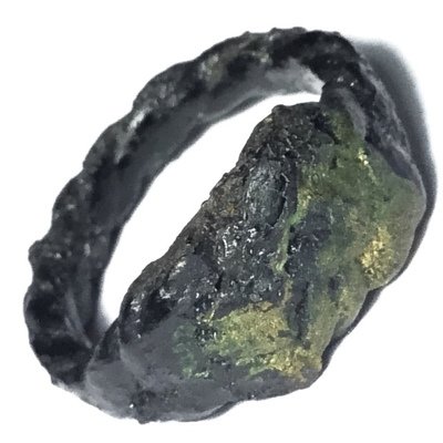 Hwaen Pra Pirod Long Rak Spellbound Warrior Ring of Protection 2.1 Cm - Luang Por Hai - Wat Bang Talu