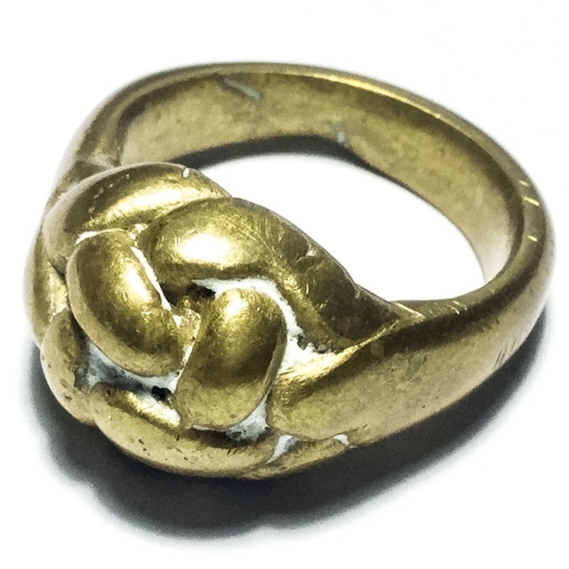 Hwaen Pirod Hua Dtakror 1 Khad Niyom First Edition - Magic Ring of Power + Protection 2.1 Cm - Luang Por Sai Wat Tong Kung