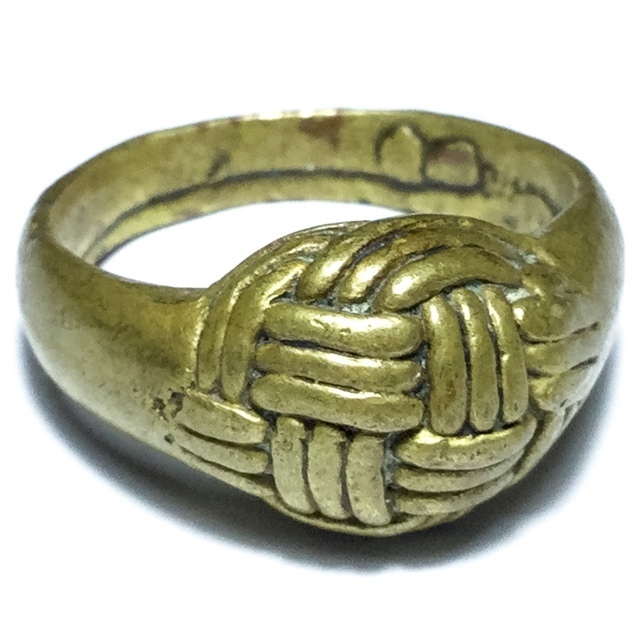 Hwaen Dtakror Pirod Ring of Power + Invincibility 2488 BE  Nuea Rakang 2.1 Cm - Luang Por Khwan Wat Ban Rai