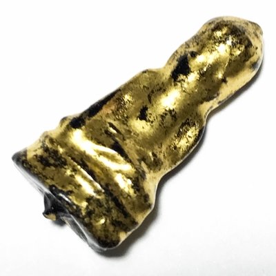 Pra Upakut Bua Khem Long Rak Pid Tong Pim Lek (small 2 x 1 Cm) - Kru Wat Chana Songkram 2495 BE Upagupta Buddha