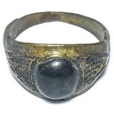 Hwaen Hua Maekapat Circa 2470 BE Magic Ring with Alchemical Substance 1.9 Cm - Luang Por Im - Wat Hua Khao