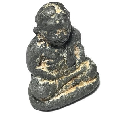 Roop Lor Luang Por Ngern Dtid Kraap Niyom 2460 BE - Ancient Amulet from the Kru Wat Khao Pra Dtai Find