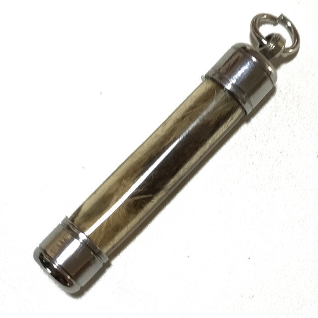 Takrut Hnang Suea Maha Ud Maha Amnaj Tiger Amulet for Power and Protection - Luang Por Mum Intabanyo - Wat Prasat Yer