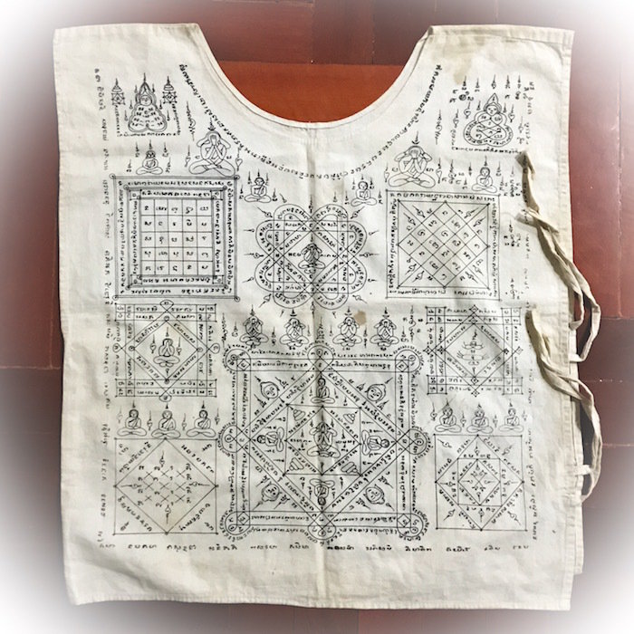 Suea Yant Taharn Phii Ghost Soldier Yantra Shirt Indo-China War Edition 2481 BE - Luang Por Jad Wat Bang Grabao