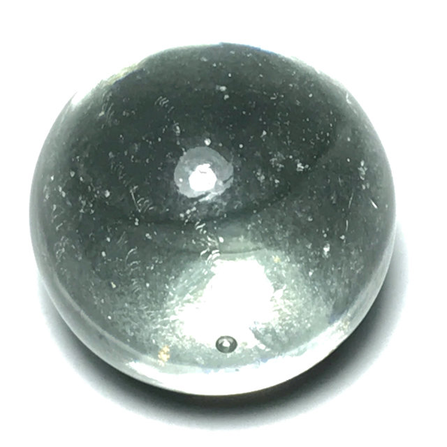 Look Gaew Sarapat Neuk Sacred Wishing Crystal Medium 1.5 Cm  - Luang Por Ruesi Ling Dam - Wat Ta Sung