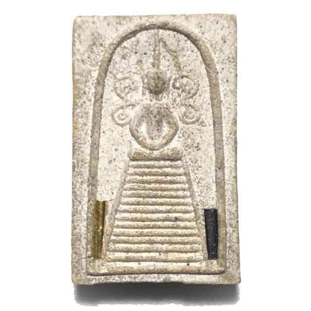 Pra Somdej 13 Chan Hlang Yant Ongk Kroo Solid Gold &amp; Silver Takrut 2537 BE Luang Por Yid Wat Nong Jork