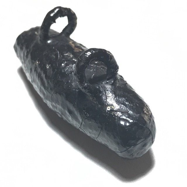 Takrut Pitsamorn Lanna Cord Wrap Laquer &amp; Gold Leaf - Kroo Ba Kam Saen Wat Pha Don Moon